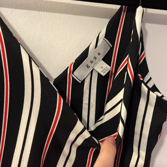 Striped Bodysuit-Sm - Picture 2 of 2